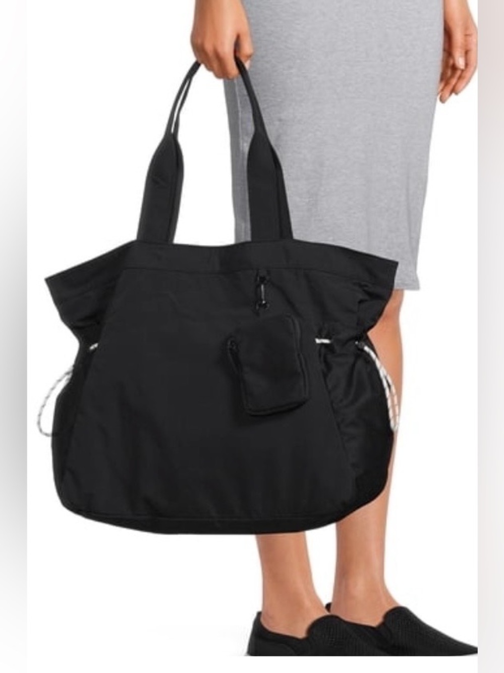 Athletic Works Women’s Sporty Cinch Tote with Bonus Pouch - Picture 2 of 13